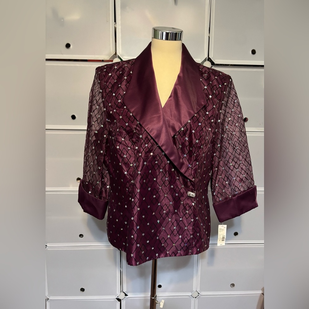 Elegant Purple Blazer
